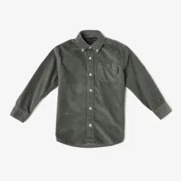 Tommy Hilfiger Green Cotton Regular Fit Shirt-picture-44