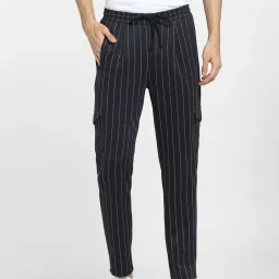 Jack & Jones Navy Cotton Trackpants image 1