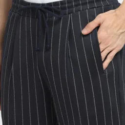 Jack & Jones Navy Cotton Trackpants image 4