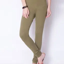 Dollar Missy Olive Cotton Leggings-image-88