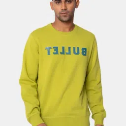 Royal Enfield Lemon Green Round Neck Sweatshirt-image-99