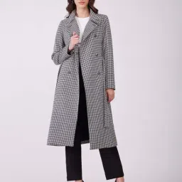 Fablestreet Black & White Printed Overcoat-picture-33