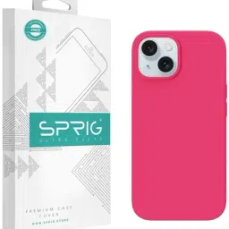 Sprig Back Cover for Apple iPhone 15 (Pink)-picture-18