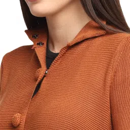 Global Republic Brown Full Sleeves Coat image 5