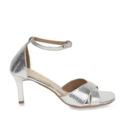 Scentra Women's Lyla Silver Ankle Strap Stilettos-picture-31
