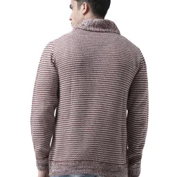 Club York Maroon Regular Fit Cotton Sweater image 2