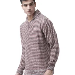 Club York Maroon Regular Fit Cotton Sweater image 3
