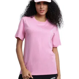 Converse Unisex Pink Star Chevron Printed Regular Fit T-Shirt image 1