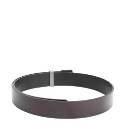 Tommy Hilfiger Brown & Black Leather Reversible Belt for Men image 3