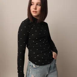 Only Black Printed Top image 1