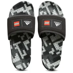 Adidas Men's ADILETTE COMFORT Black Slides image 3