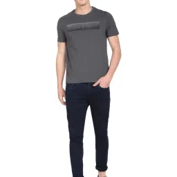 U.S. Polo Assn. Charcoal Cotton Regular Fit Printed T-Shirt image 5