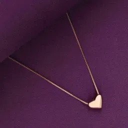 Kai Jewel Sterling Silver Rose Gold Hearty Charms Of Love Casual Chain Necklace image 1