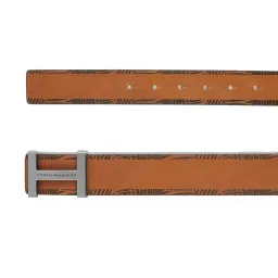 Tommy Hilfiger Tan & Black Leather Reversible Belt for Men image 5