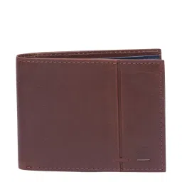 Spykar Tan Textured Leather Bi-Fold Wallet for Men image 1