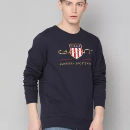 GANT Navy Full Sleeves Sweatshirt image 1