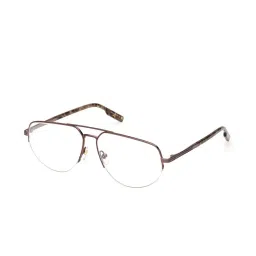 Ermenegildo Zegna EZ5266 59 036 Brown Pilot Eye Frames for Men image 1