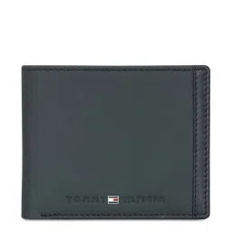 Tommy Hilfiger Navy Casual Leather Bi-Fold Wallet for Men image 1