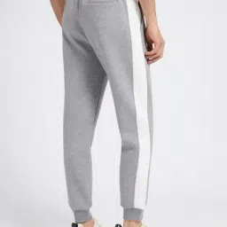 Guess Grey Regular Fit Solid Trackpants image 3