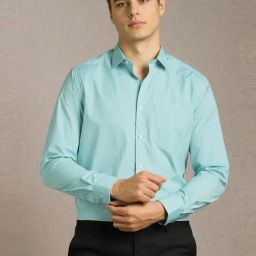 Louis Philippe Blue Regular Fit Printed Shirt-picture-33