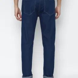 Forever 21 Blue Mid Waist Straight Fit Regular Length Jeans image 2