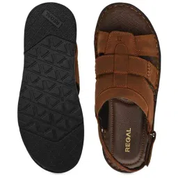 Regal Men's Brown Back Strap Sandals image 4