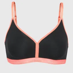 Van Heusen Black Cotton Minimizer Bra image 4