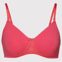 Van Heusen Comfort Fit Anti Bacterial Non Padded Shaper Bra - Coral image 4