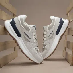 Red Tape Men's Hustle Series Beige Running Shoes-picture-42