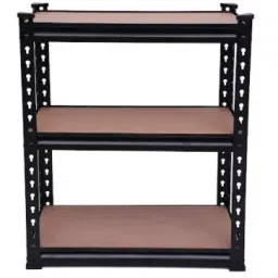 Blue Boy 30x24x12 Inch 3-Shelves Black Multipurpose Boltless Rivet Rack BB302412BW_3-picture-11