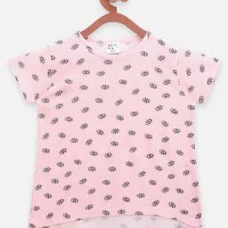 Lilpicks Kids Pink & Green Printed Top (Pack of 2) image 4