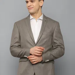 Allen Solly Brown Slim Fit Self Pattern Blazers image 1