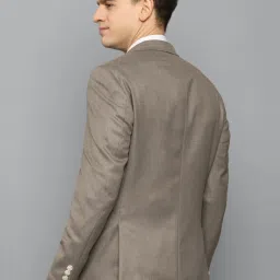 Allen Solly Brown Slim Fit Self Pattern Blazers image 2