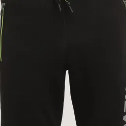 Octave Black Cotton Regular Fit Joggers image 5