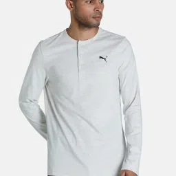 Puma White Cotton Regular Fit SweatShirt image 1