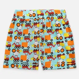 LilPicks Kids Multicolor Cotton Printed Shorts (Pack of 3) image 3