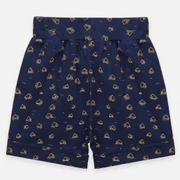 LilPicks Kids Multicolor Cotton Printed Shorts (Pack of 3) image 4