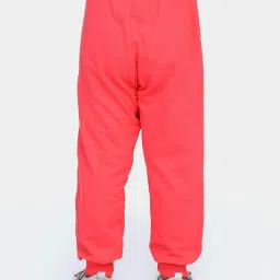 Lilpicks Kids Pink & Blue Color Block Trackpants image 2