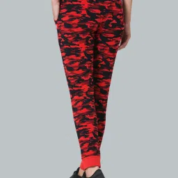 Van Heusen Red Cotton Printed Joggers image 2