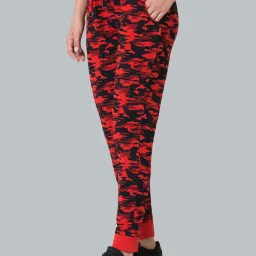 Van Heusen Red Cotton Printed Joggers image 3
