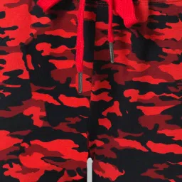 Van Heusen Red Cotton Printed Joggers image 5