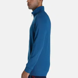Puma Blue Cotton Slim Fit SweatShirt image 3
