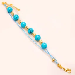 SANAA CREATIONS Unisex Artificial Beaded Antique Wraparound Bracelet-image-55