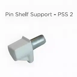 Ebco Pin Shelf Support 1 Lug White Finish and 20 Kg Per Piece Load Capacity for Wooden Shelves, PSS2 (Pack of 2500) image 4
