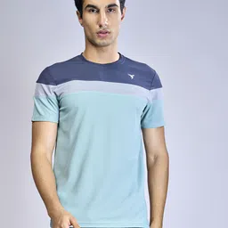 Technosport Men Colourblocked UPF50 Slim Fit T-shirt-picture-41