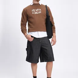 glitchez Vibe Check Printed Sweatshirt image 5