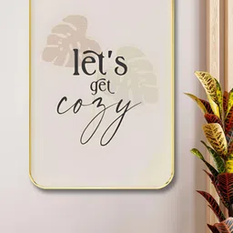 Livin'luxe Off White & Black Wooden Minimal Quote Wall Art-picture-29