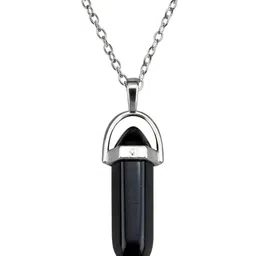 Utkarsh Silver-Plated Geometric Pendants with Chains image 3