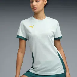 Puma Womens Green Colorblock T-shirt-image-93