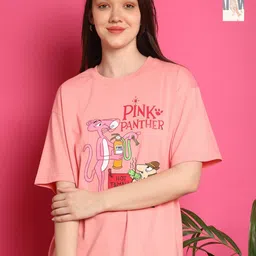 Dreambe Women Printed Tropical T-shirt-image-24